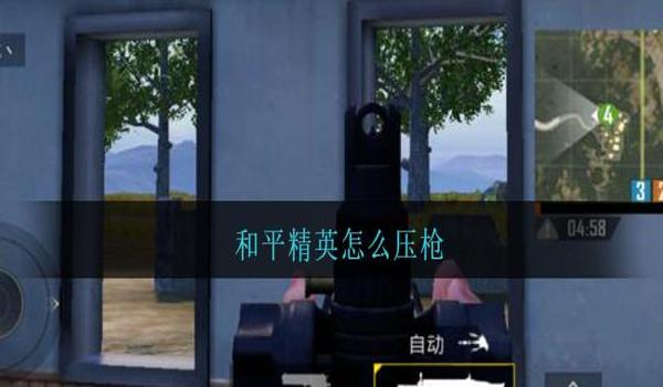 麦克和平精英怎么压枪视频
