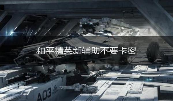 和平精英辅助环怎么开启