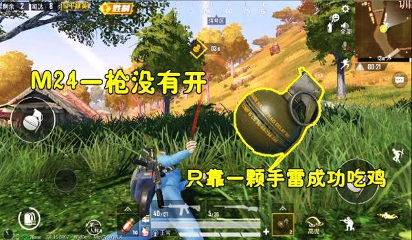 和平精英手雷辅助线太大